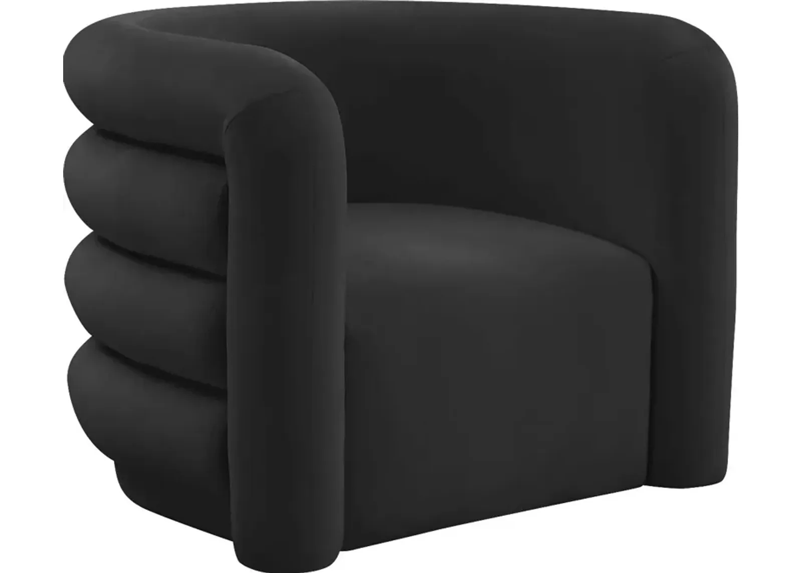 Braymer Black Accent Chair