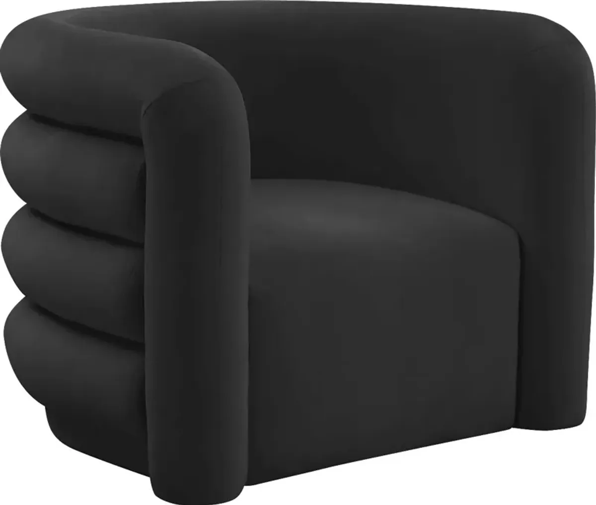 Braymer Black Accent Chair