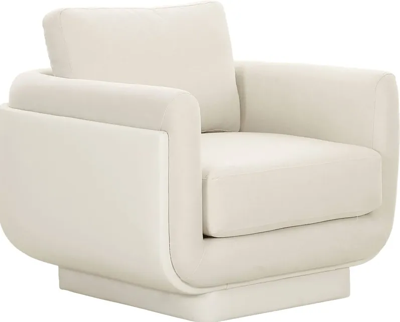 Chantclair Cream Accent Chair