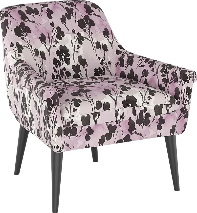 Elonian Purple Accent Chair