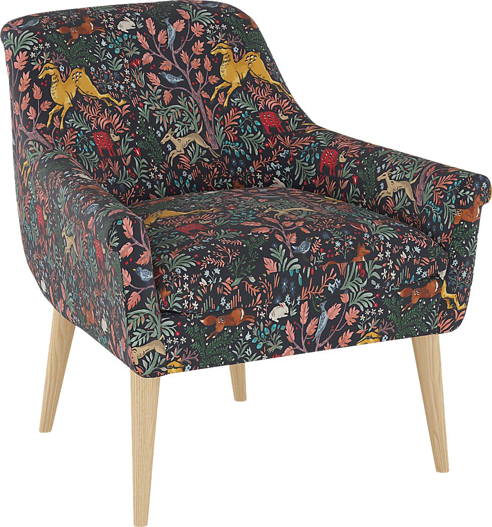 Ellysan Navy Accent Chair