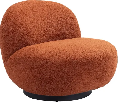 Chenega Orange Accent Chair