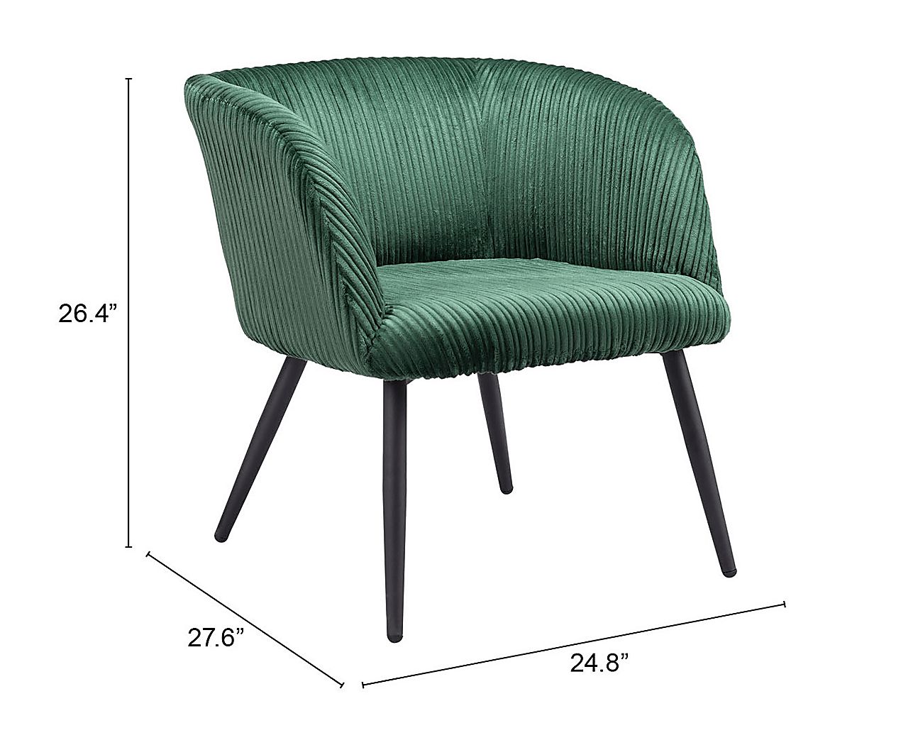 Eaglek Green Accent Chair
