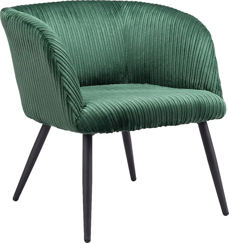 Eaglek Green Accent Chair