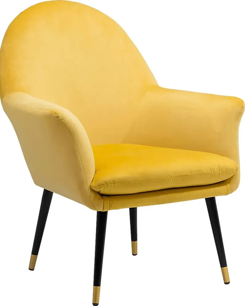 Guillemot Yellow Accent Chair