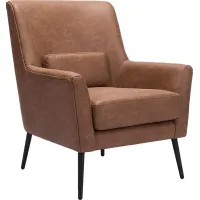 Ginpole Brown Accent Chair