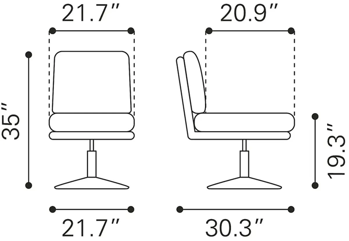 Habiet Brown Accent Chair