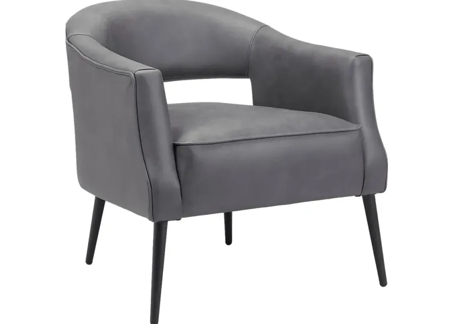 Imlach Gray Accent Chair