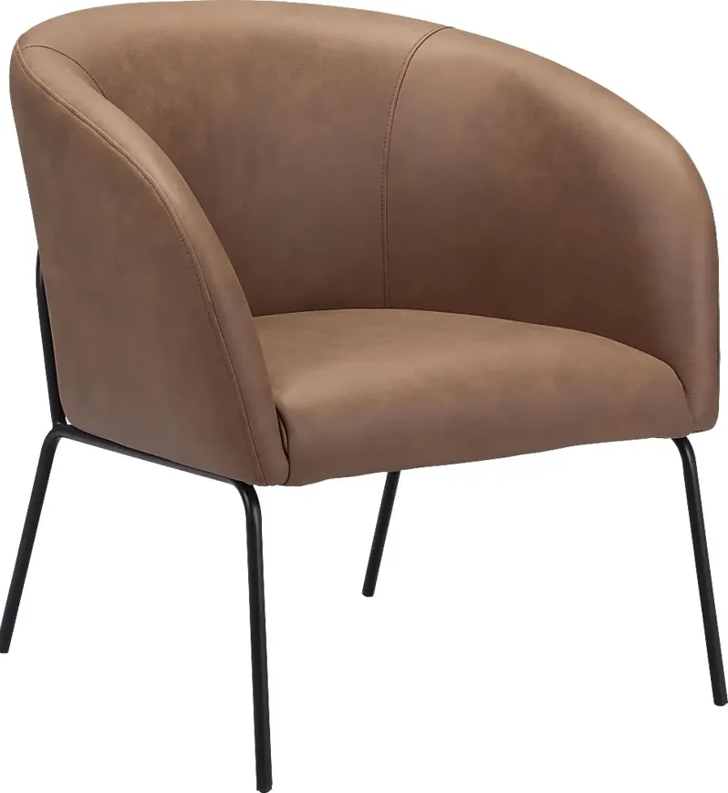 Hesterburg Brown Accent Chair