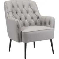 Glazanof Gray Accent Chair