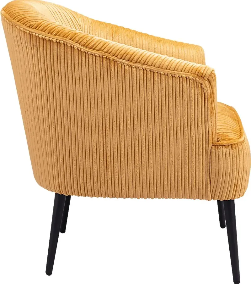 Giddeon Yellow Accent Chair