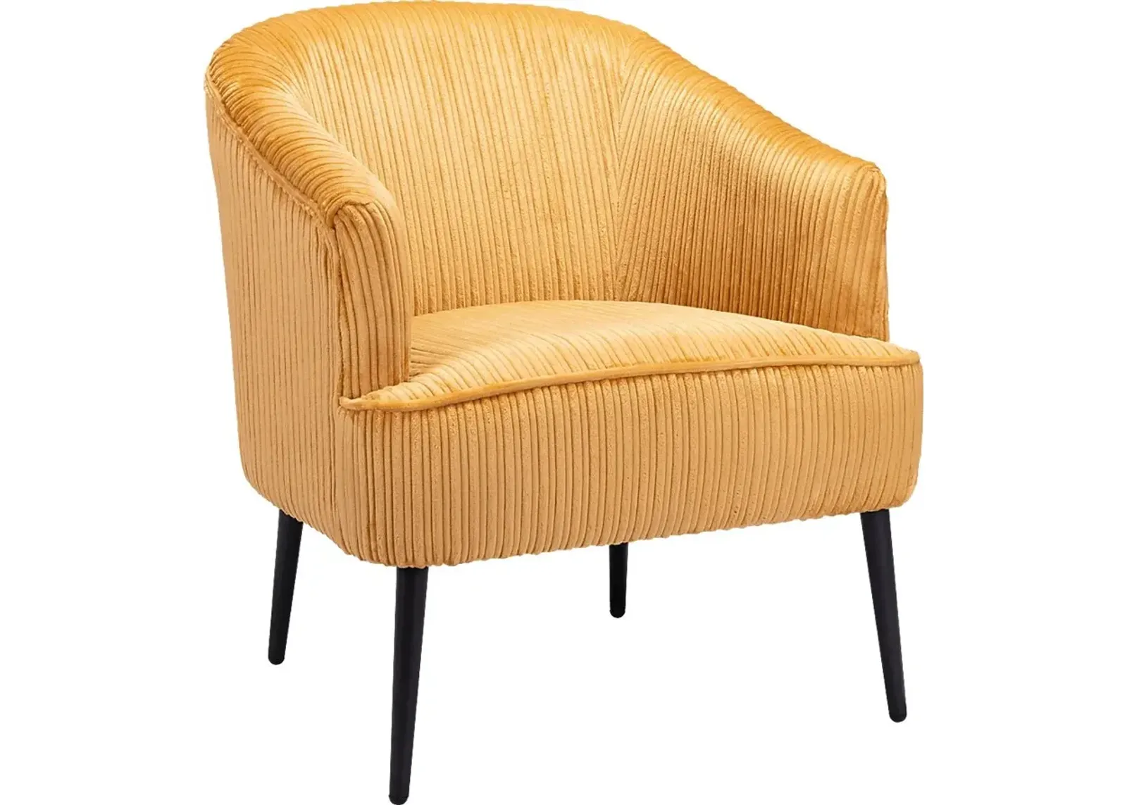 Giddeon Yellow Accent Chair