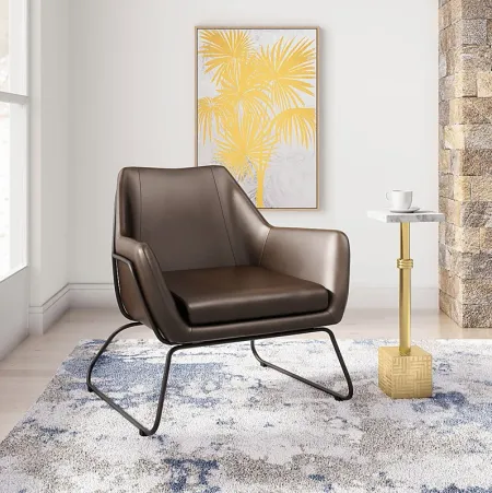 Gloralee Brown Accent Chair