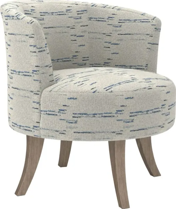 Aniez Blue Swivel Chair