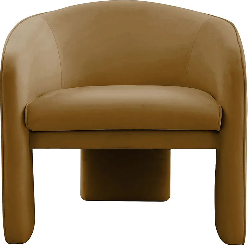 Carmain Cognac Accent Chair