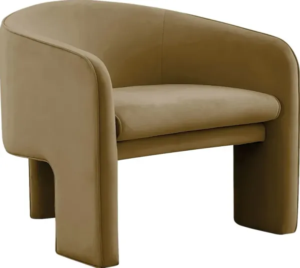 Carmain Cognac Accent Chair