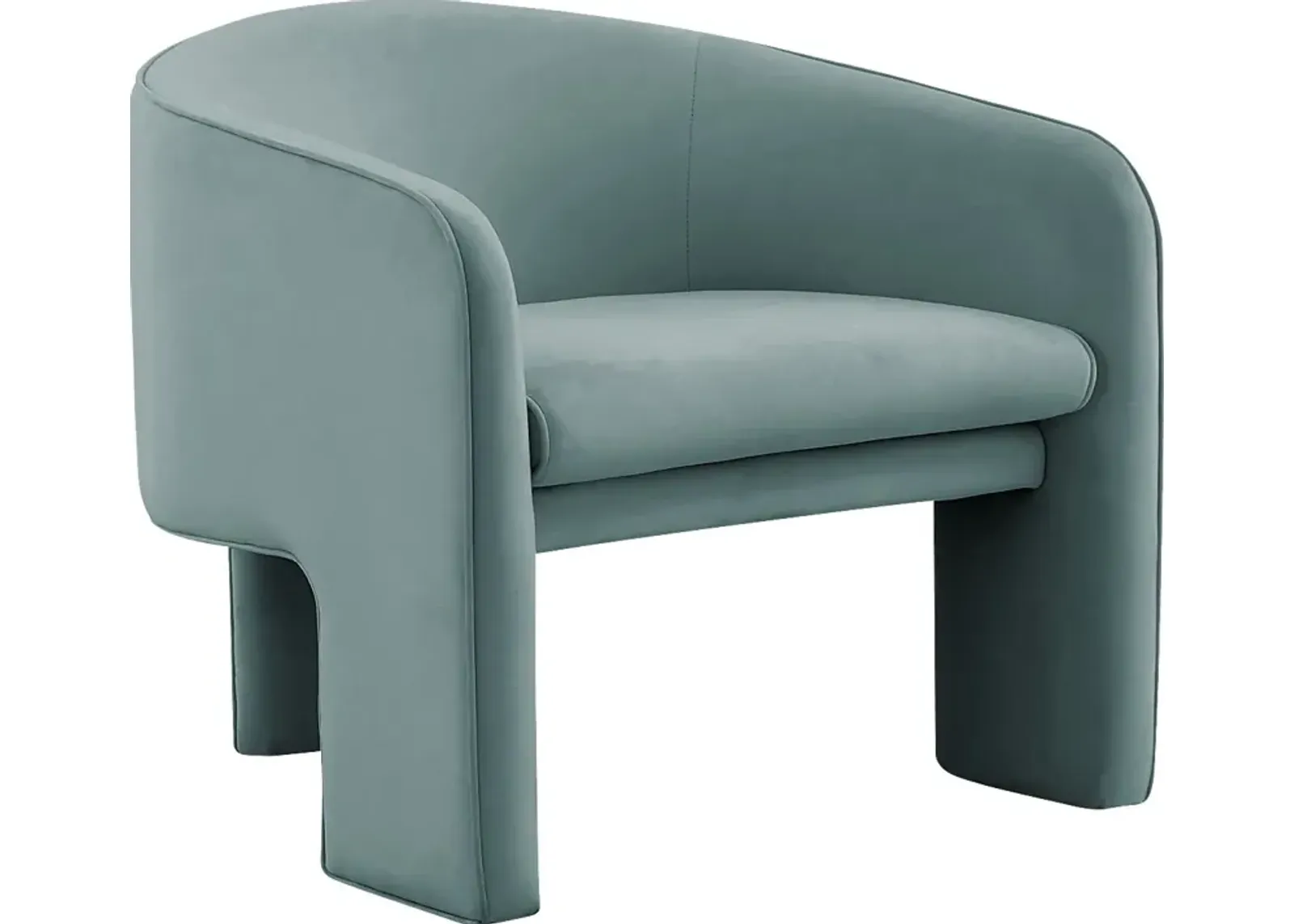 Carmain Sea Blue Accent Chair