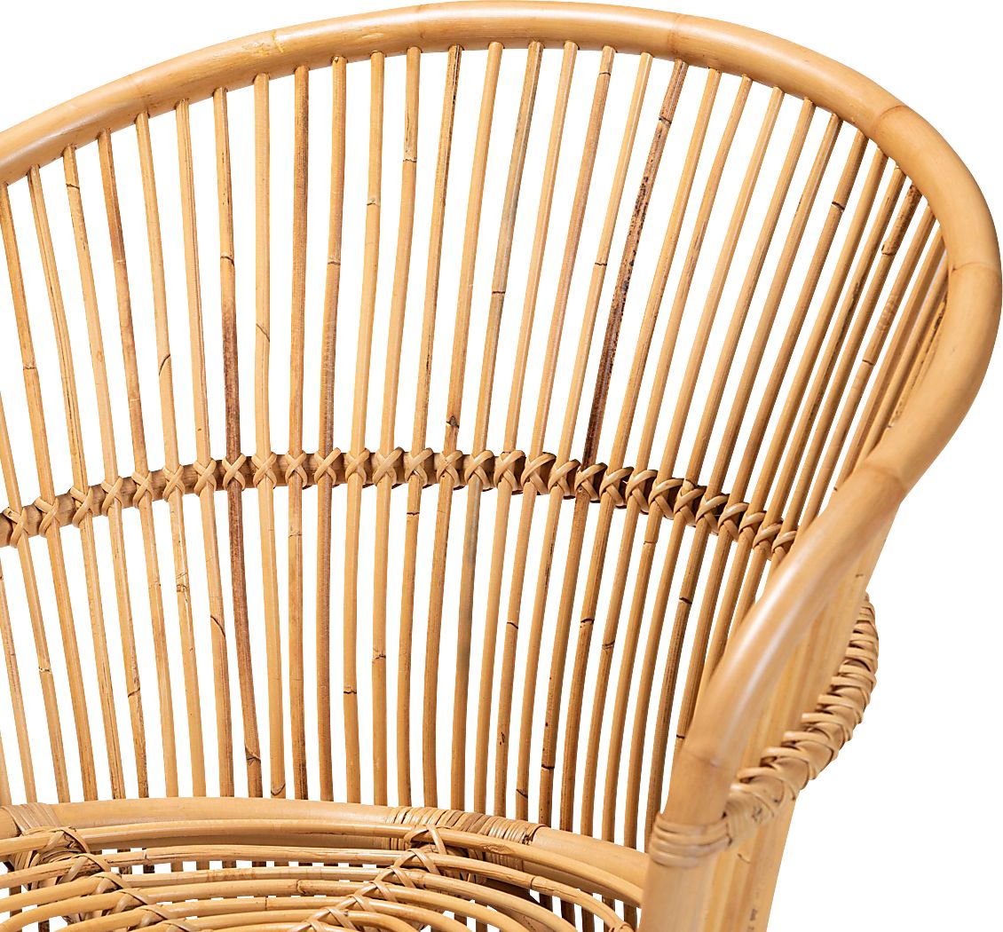 Uraia Brown Accent Chair
