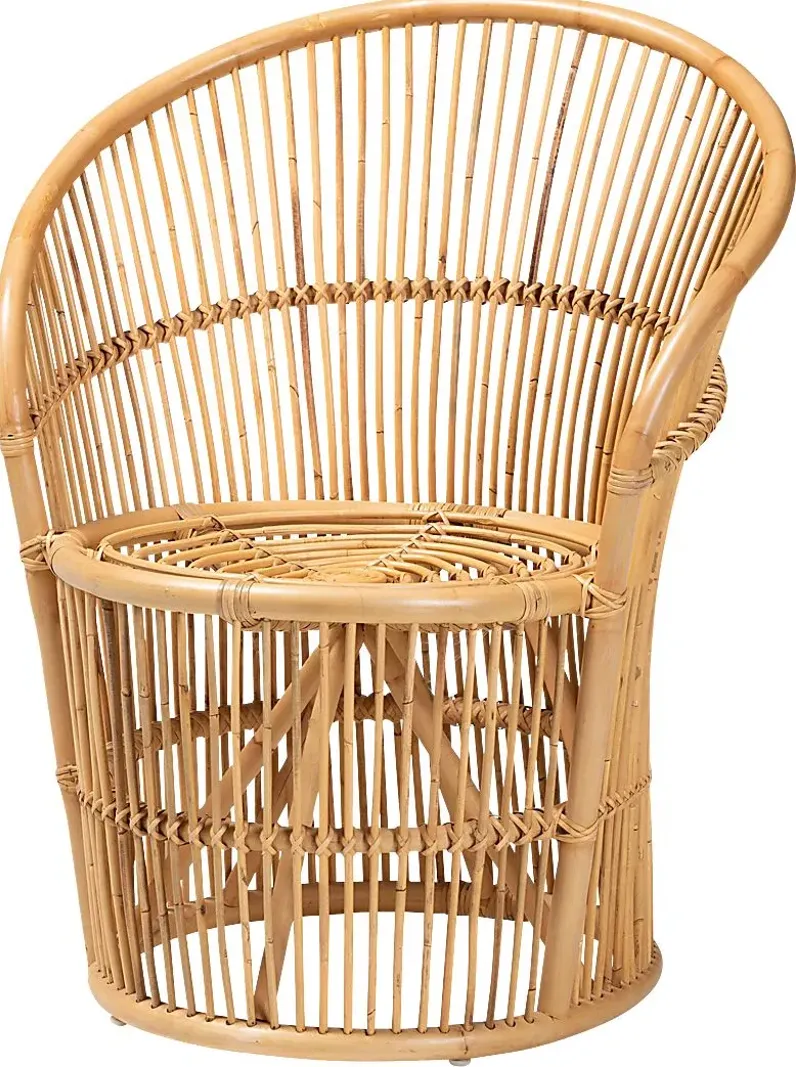 Uraia Brown Accent Chair