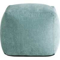 Cindy Crawford Home Hanover Teal Chenille Accent Pouf