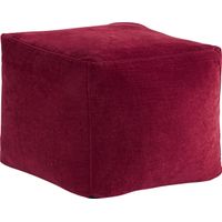 Cindy Crawford Home Hanover Ruby Chenille Accent Pouf