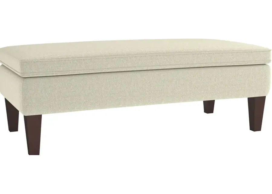 Bantom Beige Storage Ottoman