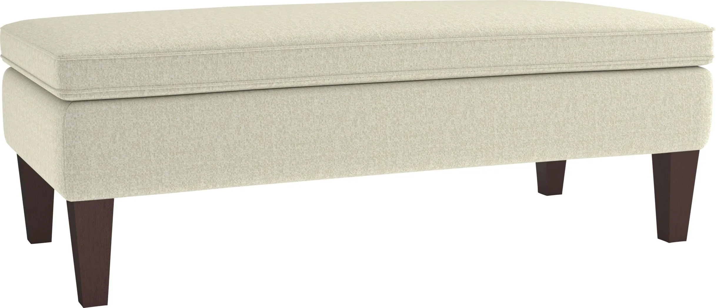 Bantom Beige Storage Ottoman