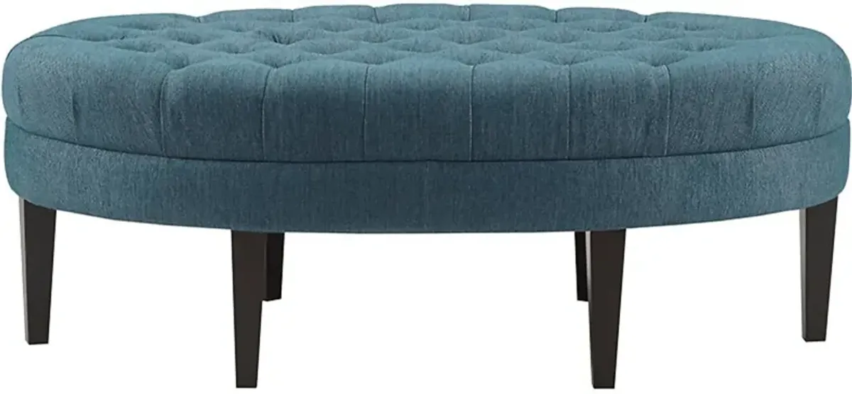 Thistlecroft Blue Ottoman