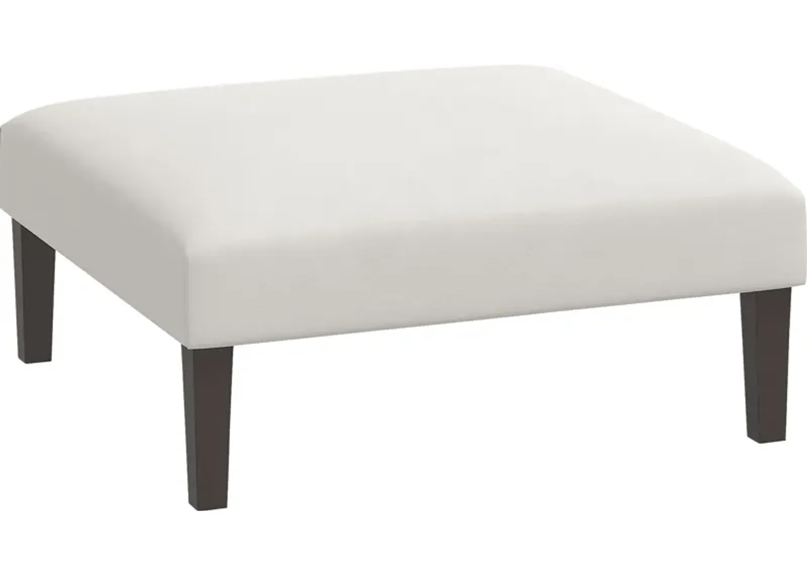 Chartiers Light Gray Ottoman