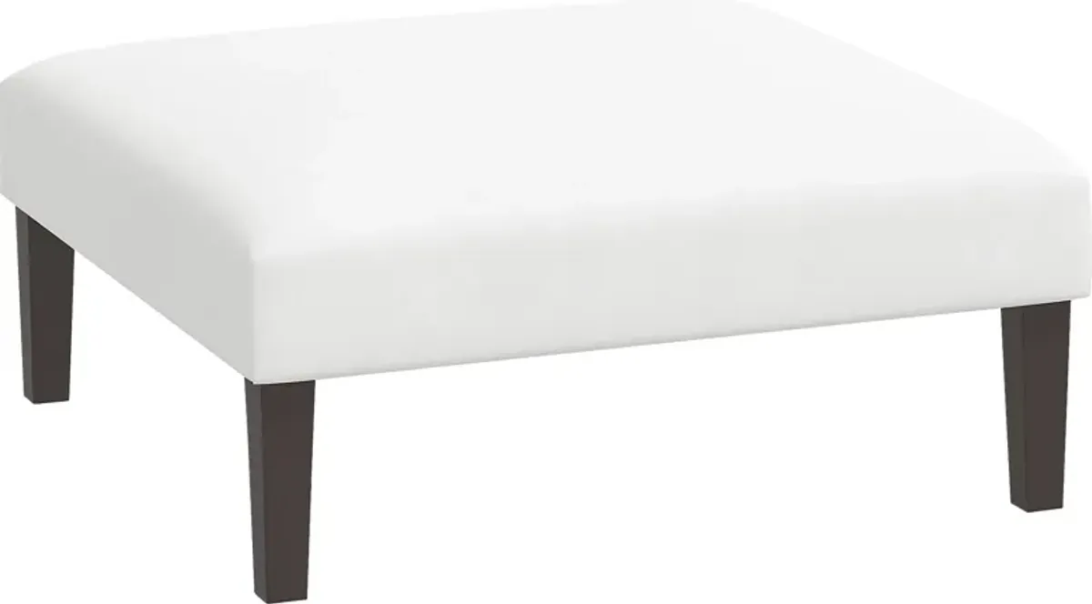 Chartiers White Ottoman