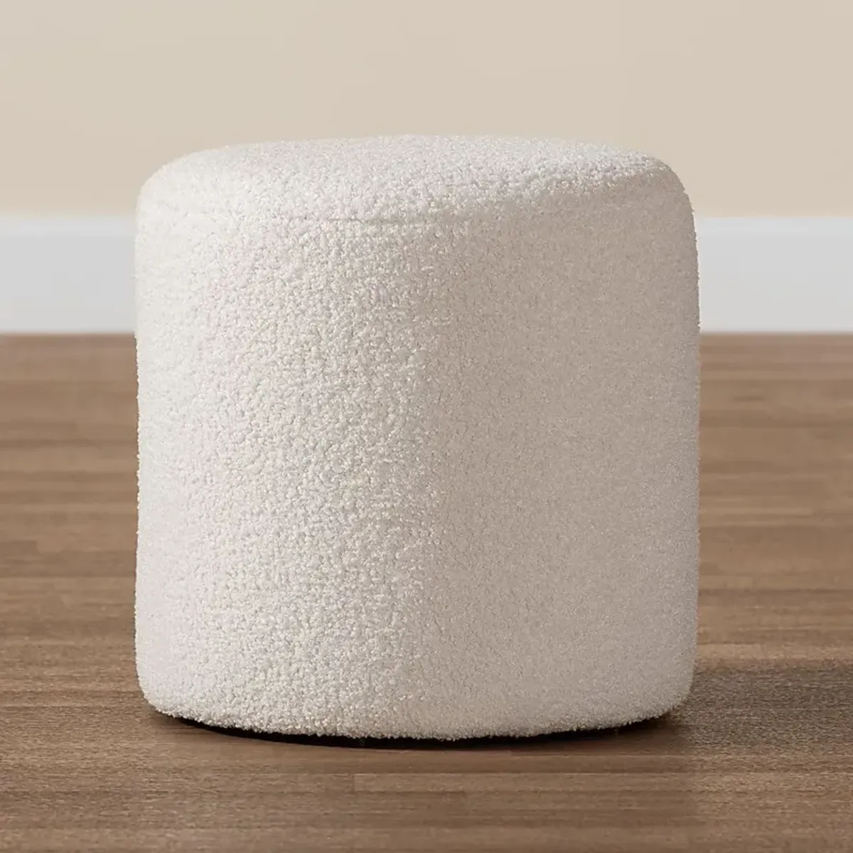 Dallyon Ivory Ottoman