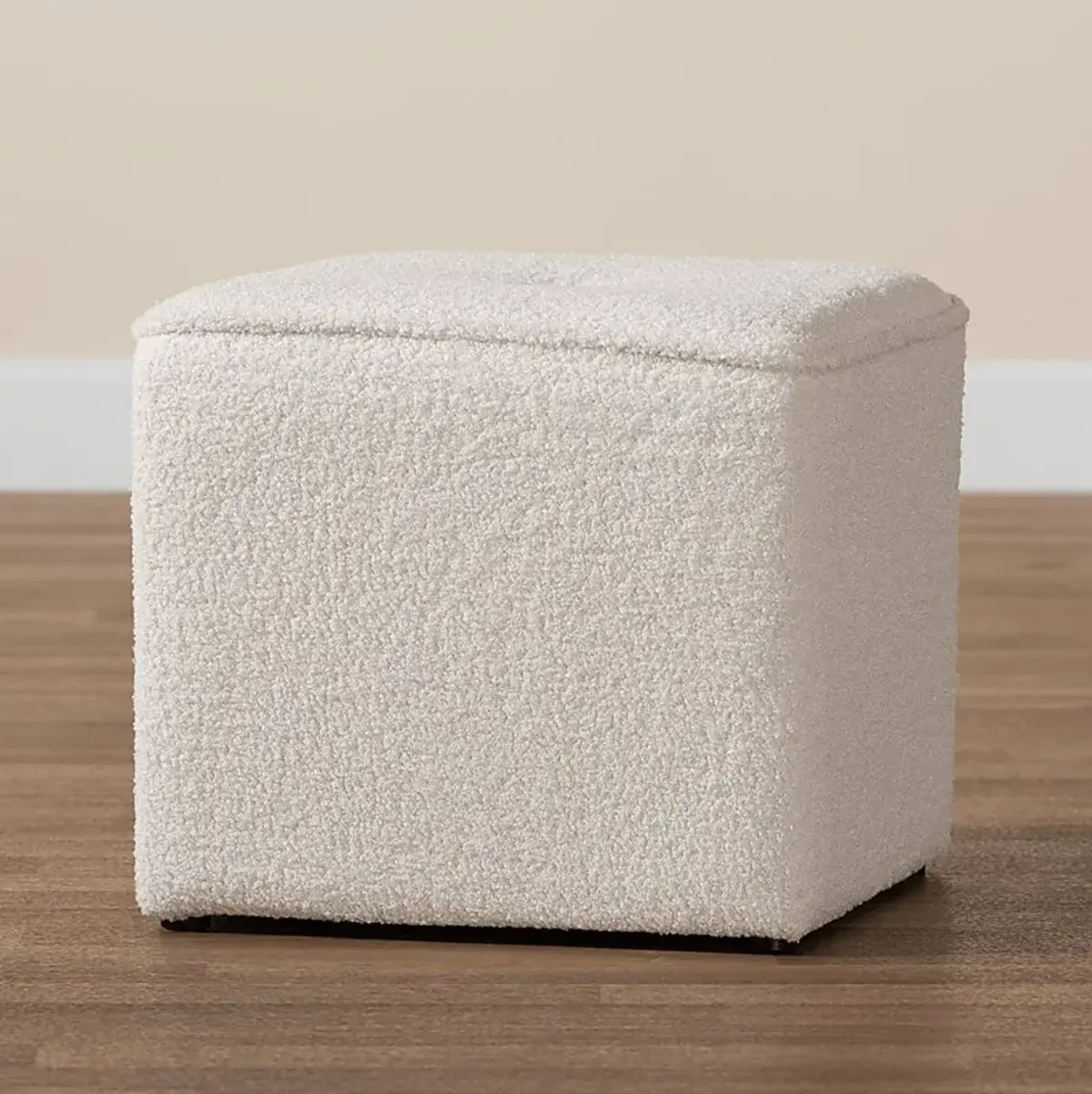 Delcie Ivory Ottoman