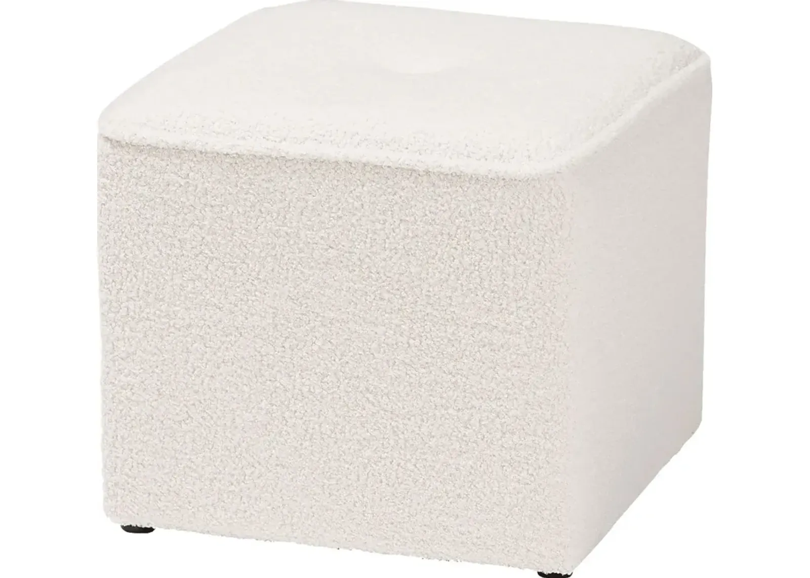 Delcie Ivory Ottoman