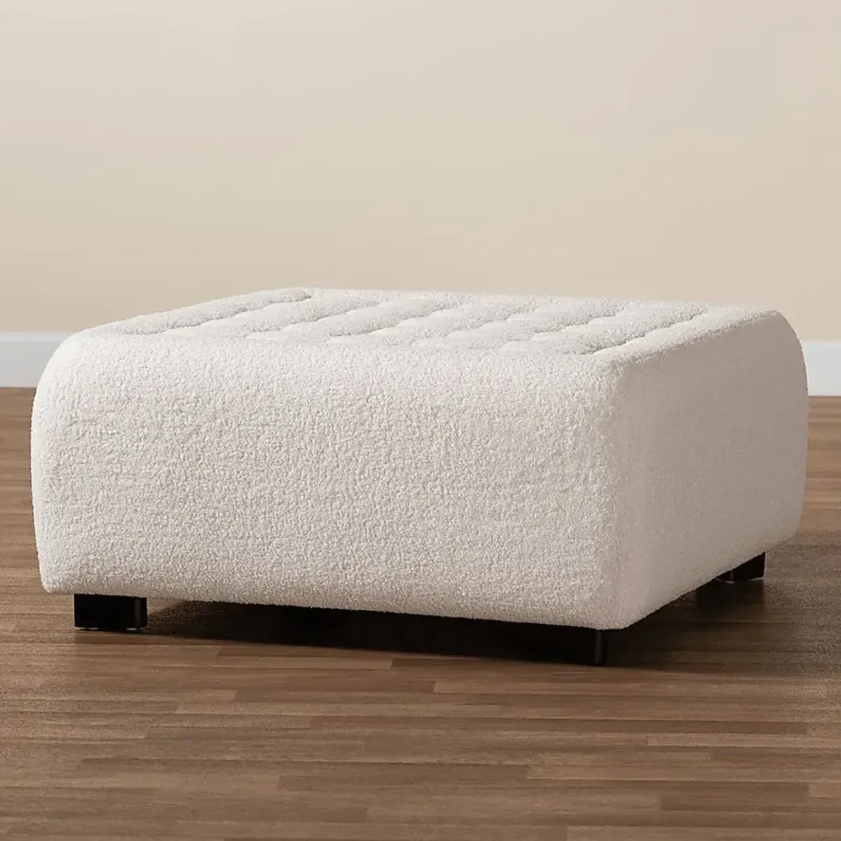 Delespine Ivory Ottoman