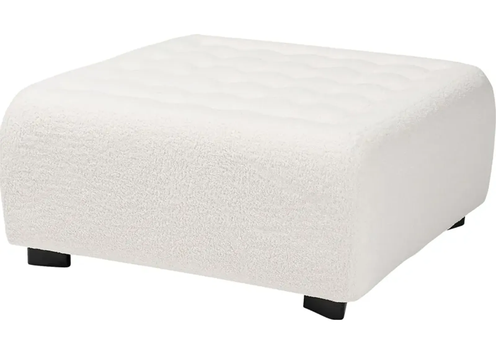 Delespine Ivory Ottoman