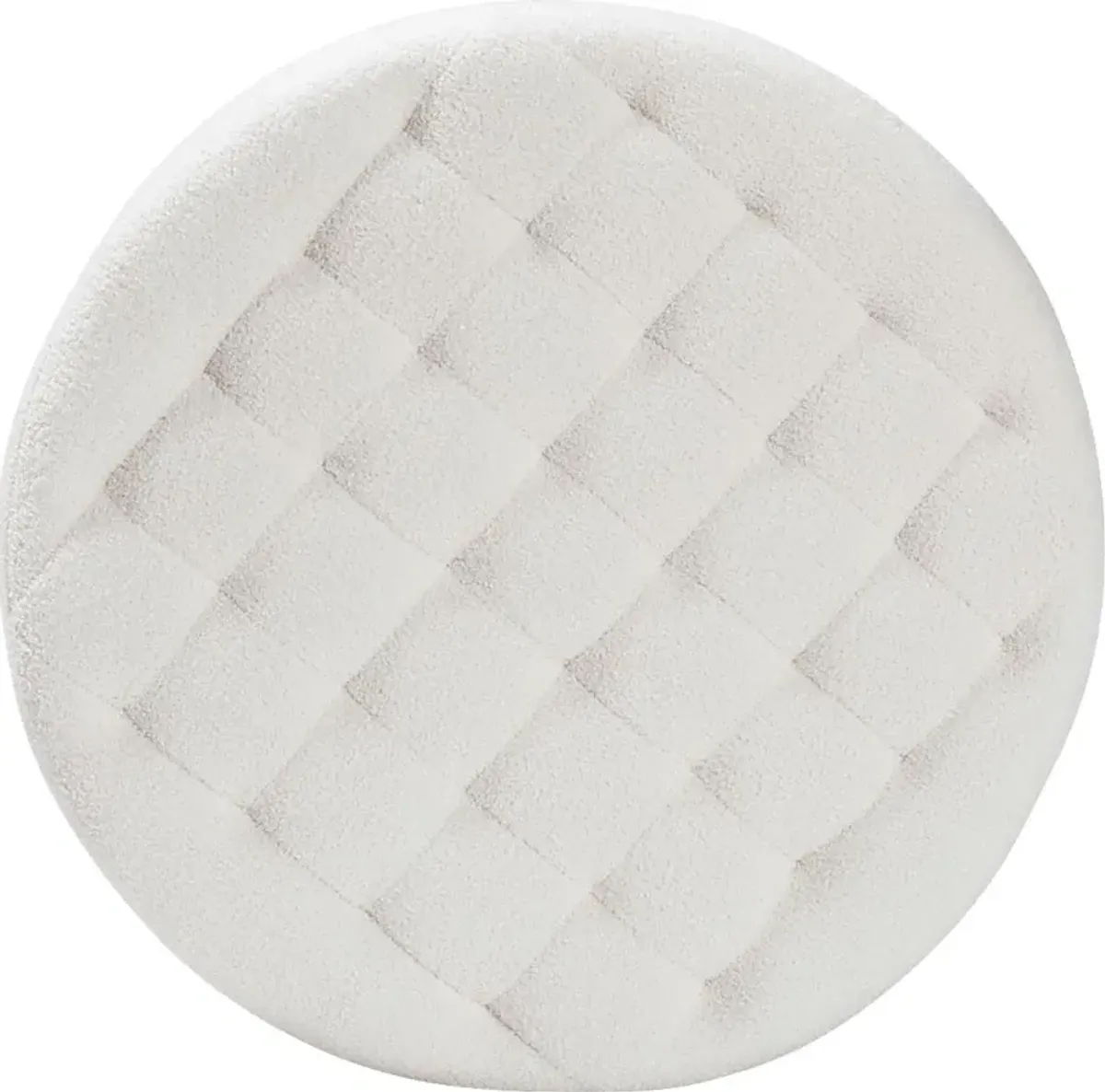 Genoply Ivory Ottoman