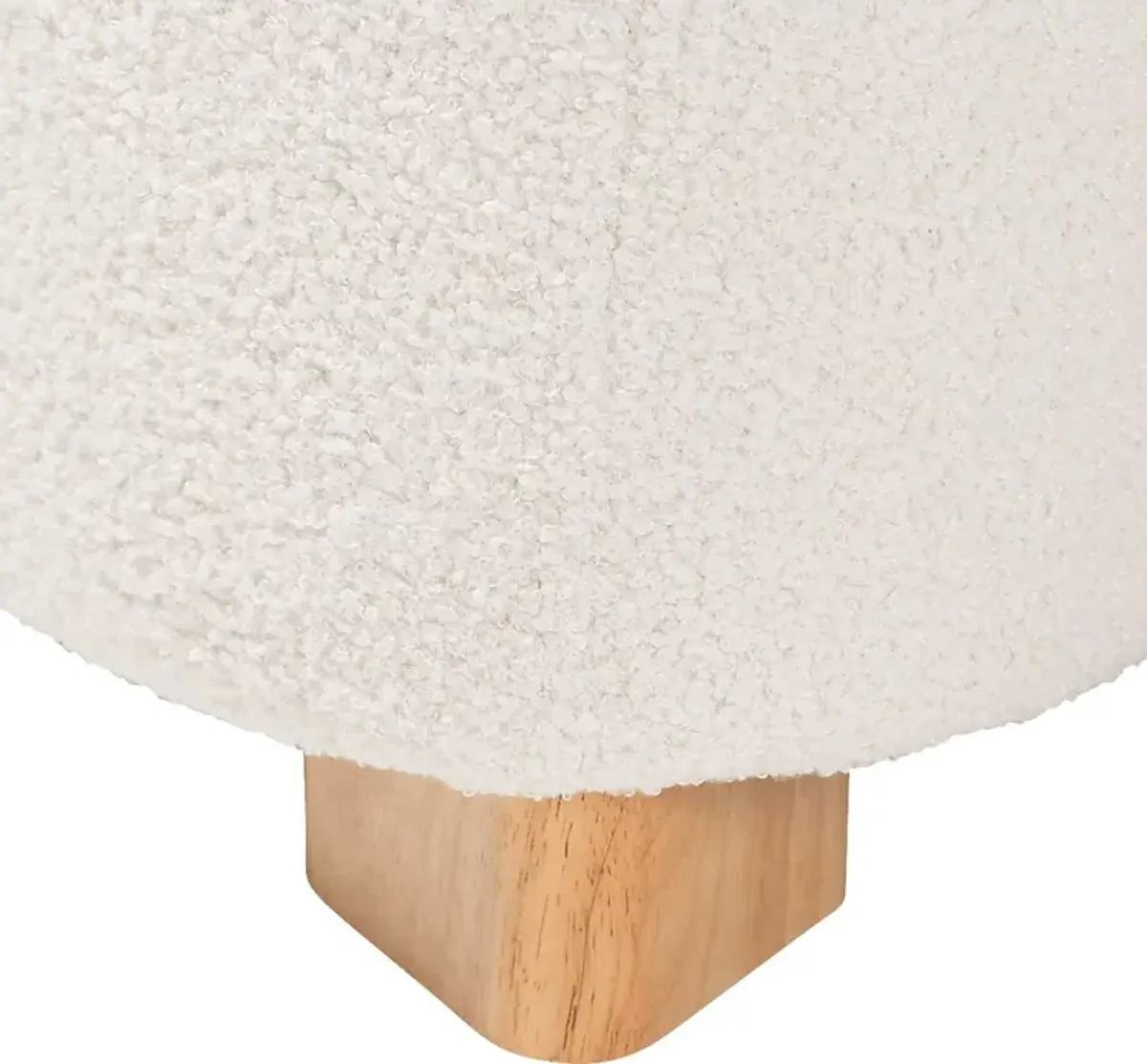 Manucy Ivory Ottoman