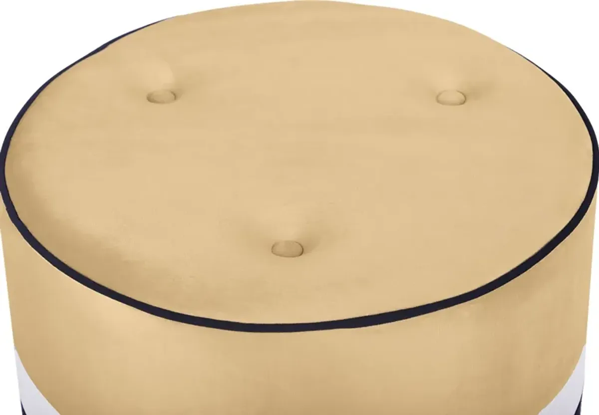 Ellaree Champagne Ottoman