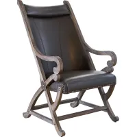 Chanticleer Gray Accent Chair & Ottoman