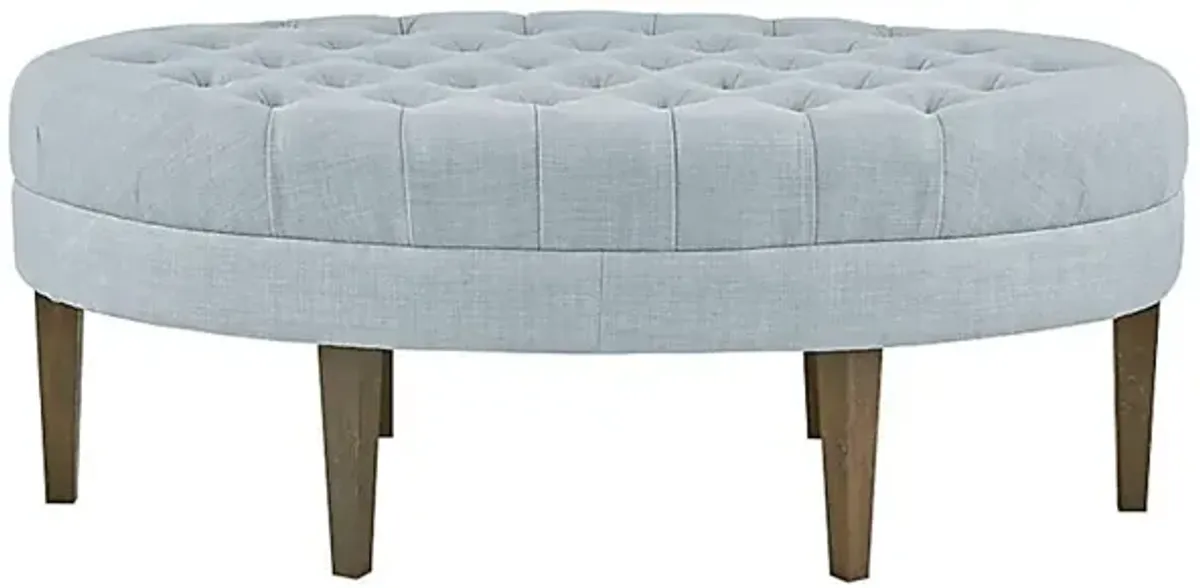 Thistlecroft Blue Ottoman