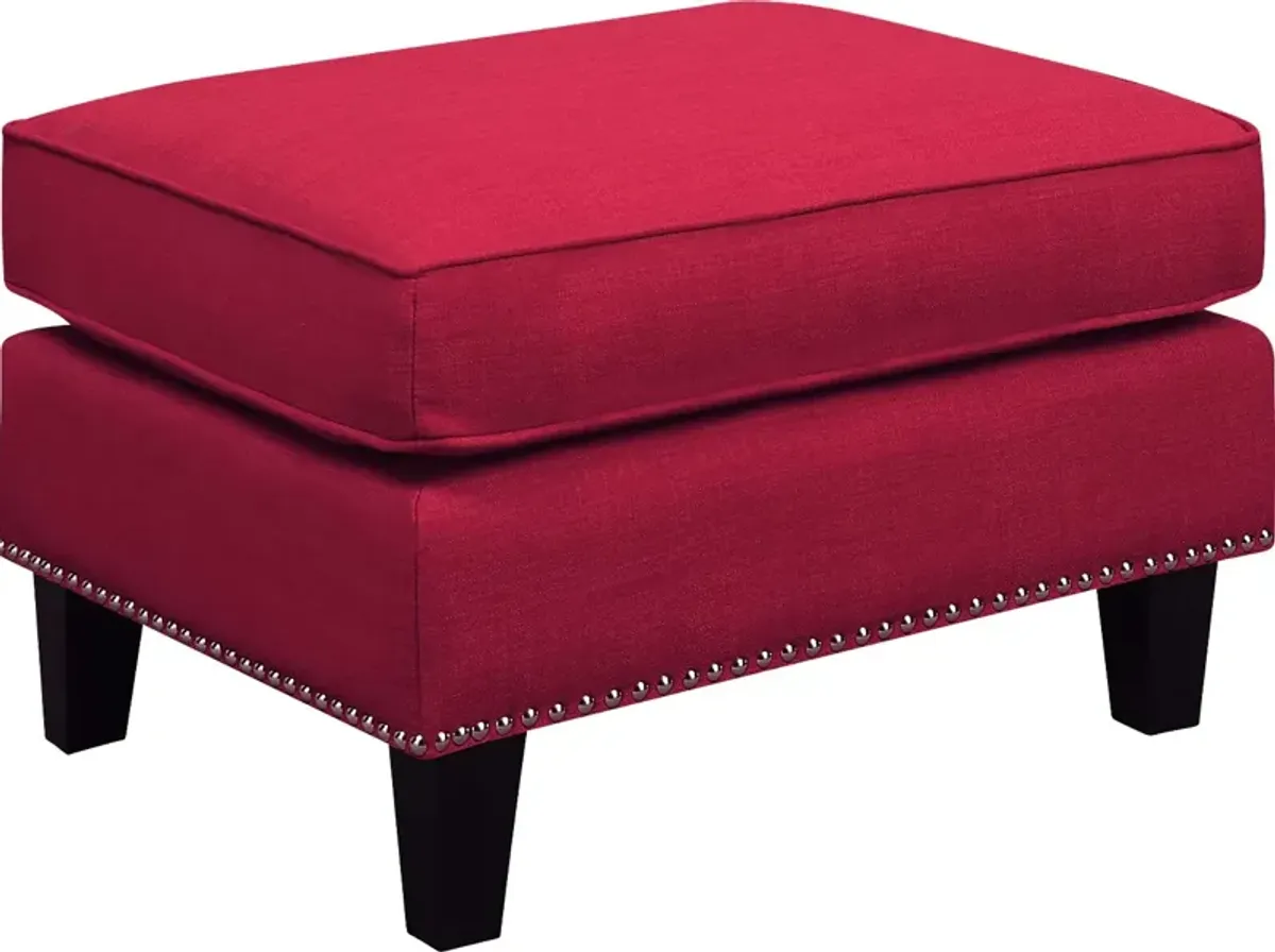 Bazemore Berry Ottoman