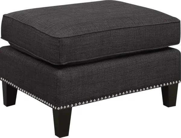 Bazemore Charcoal Ottoman