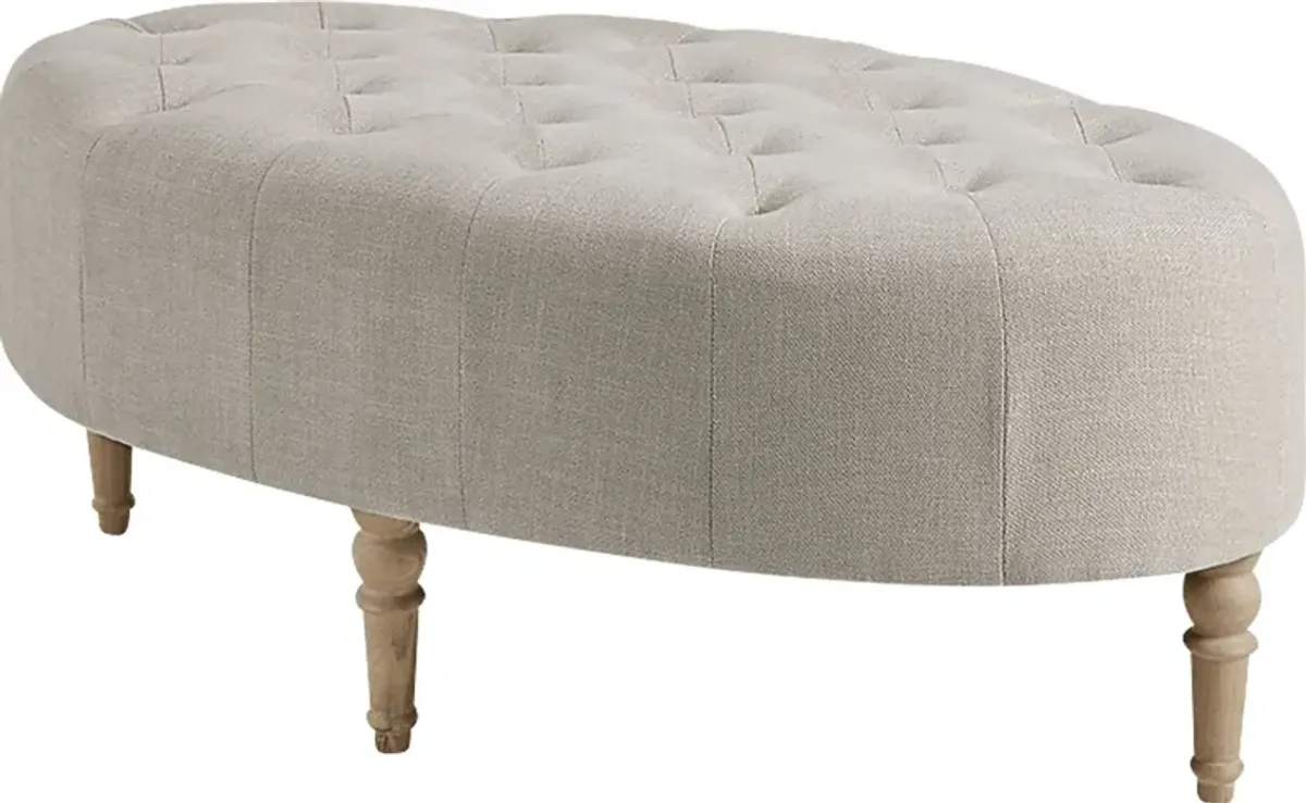 Studewood Linen Ottoman