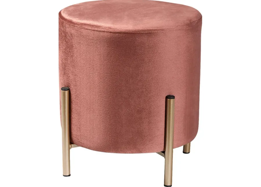 Wuerpel Pink Ottoman