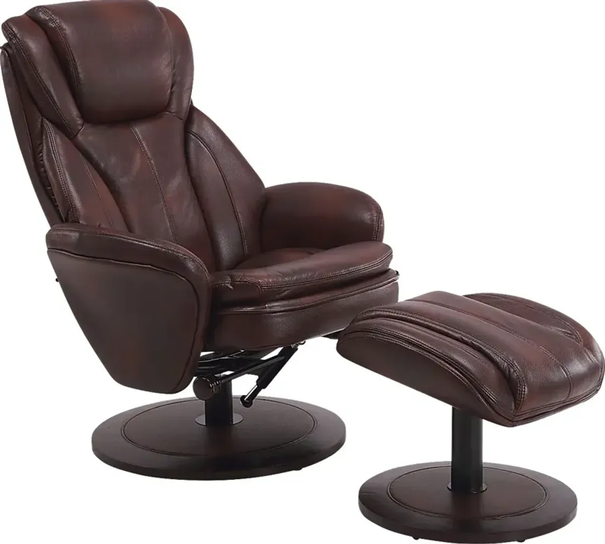 Nimblecreek Brown Recliner and Ottoman