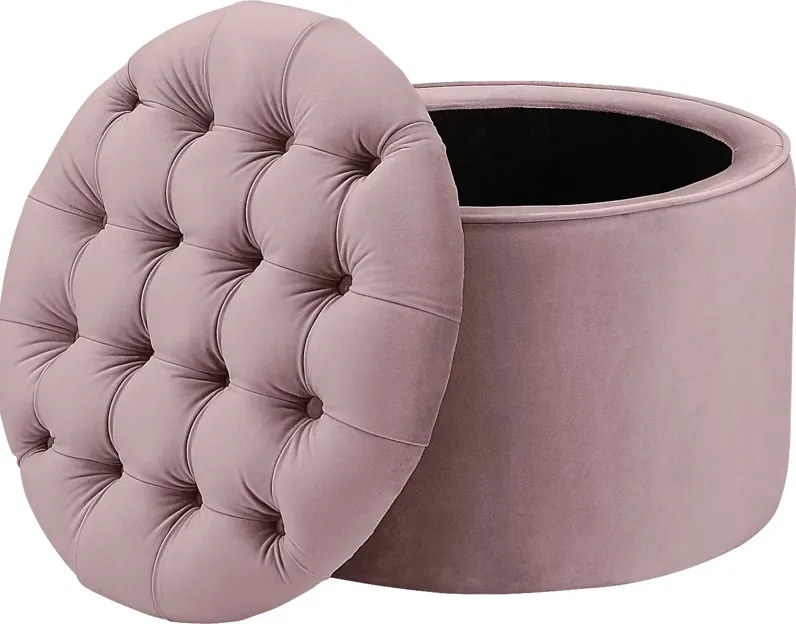 Candellar Mauve Storage Ottoman