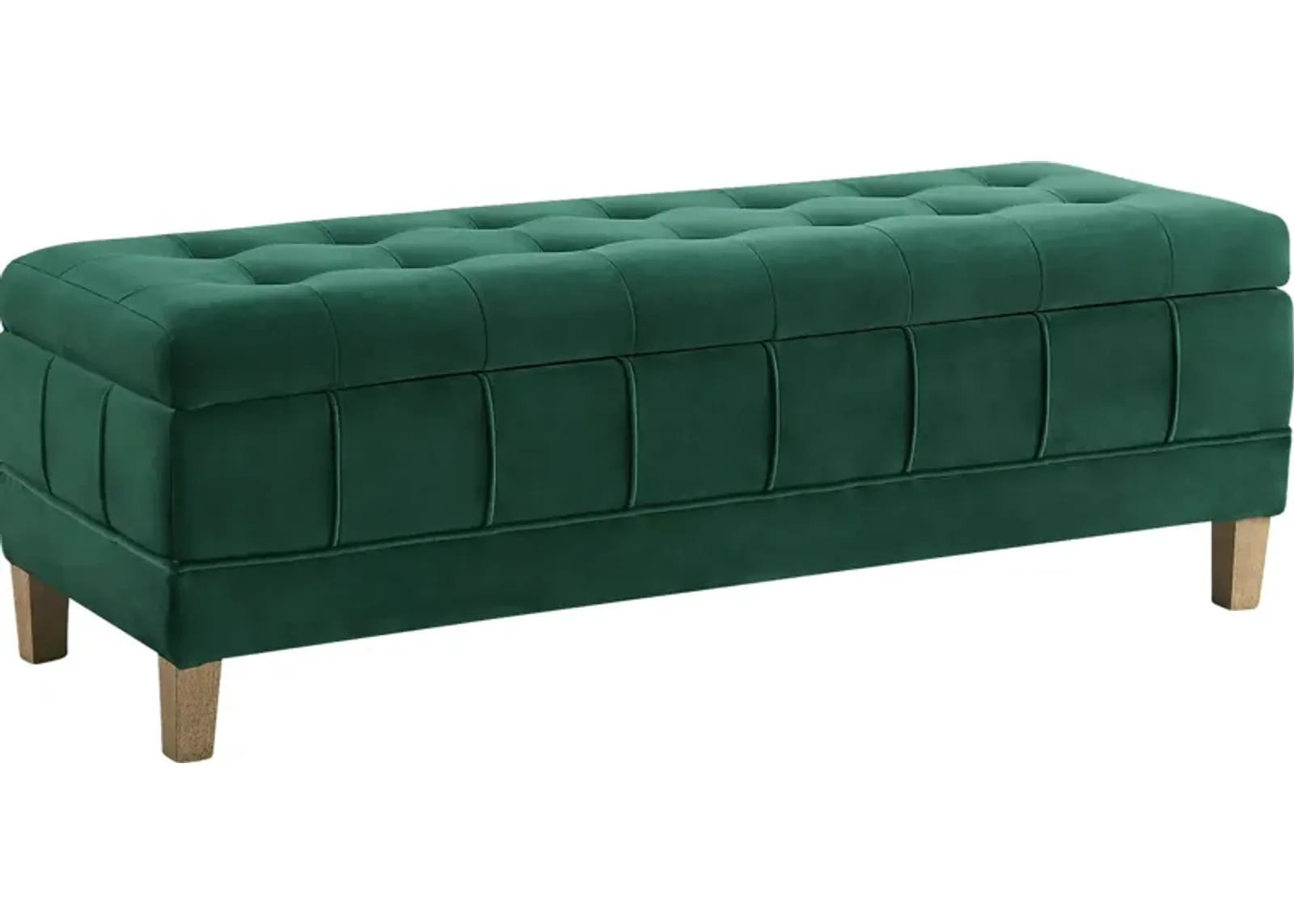 Staffordshire Emerald Storage Ottoman