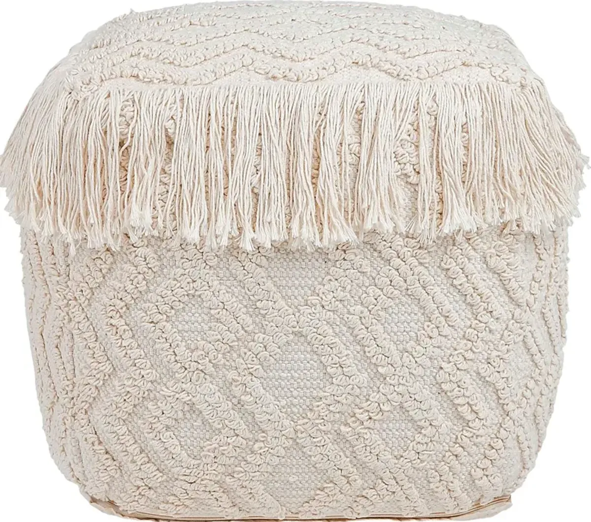 Dinca Cream Pouf