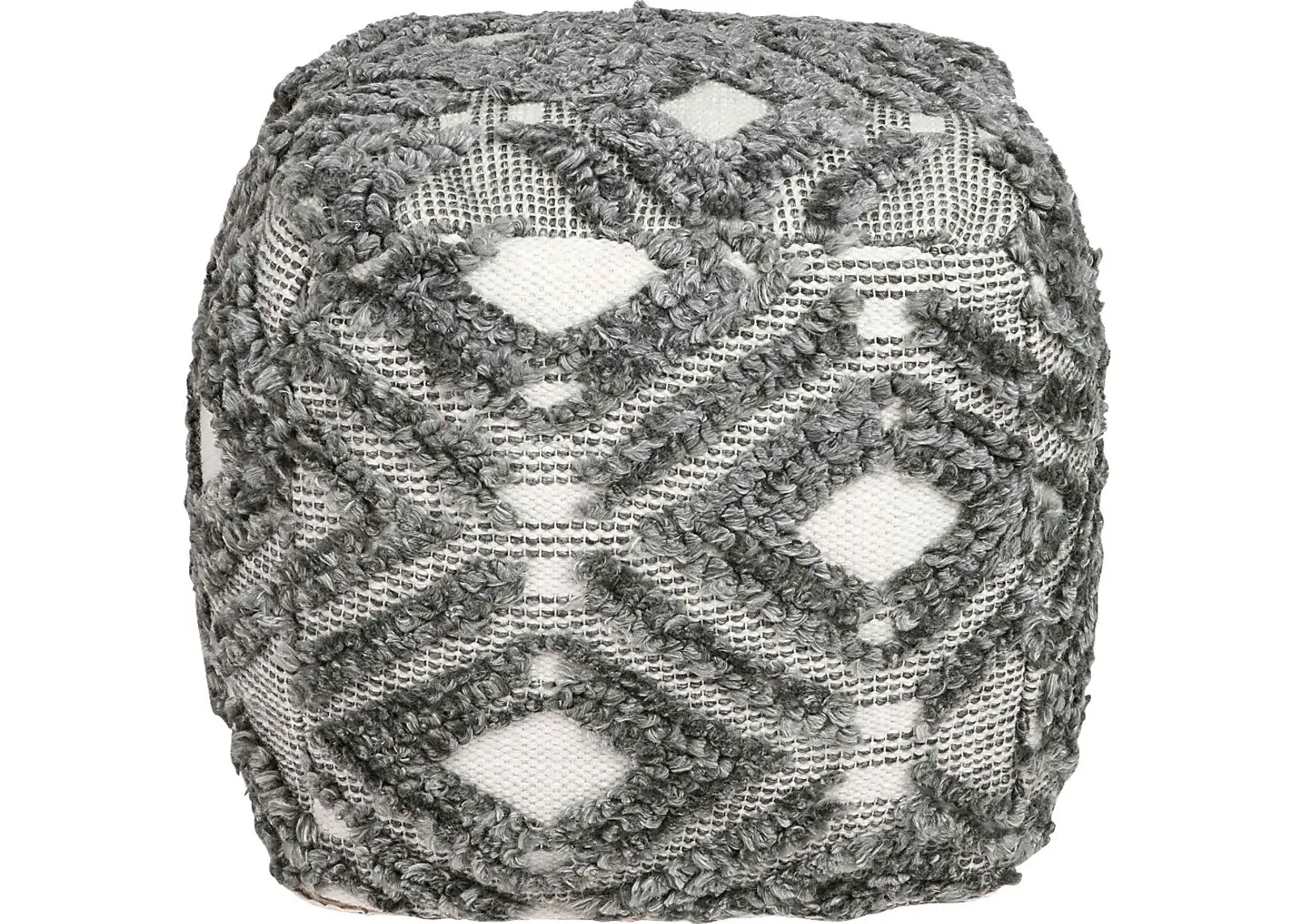 Takarin Gray Pouf