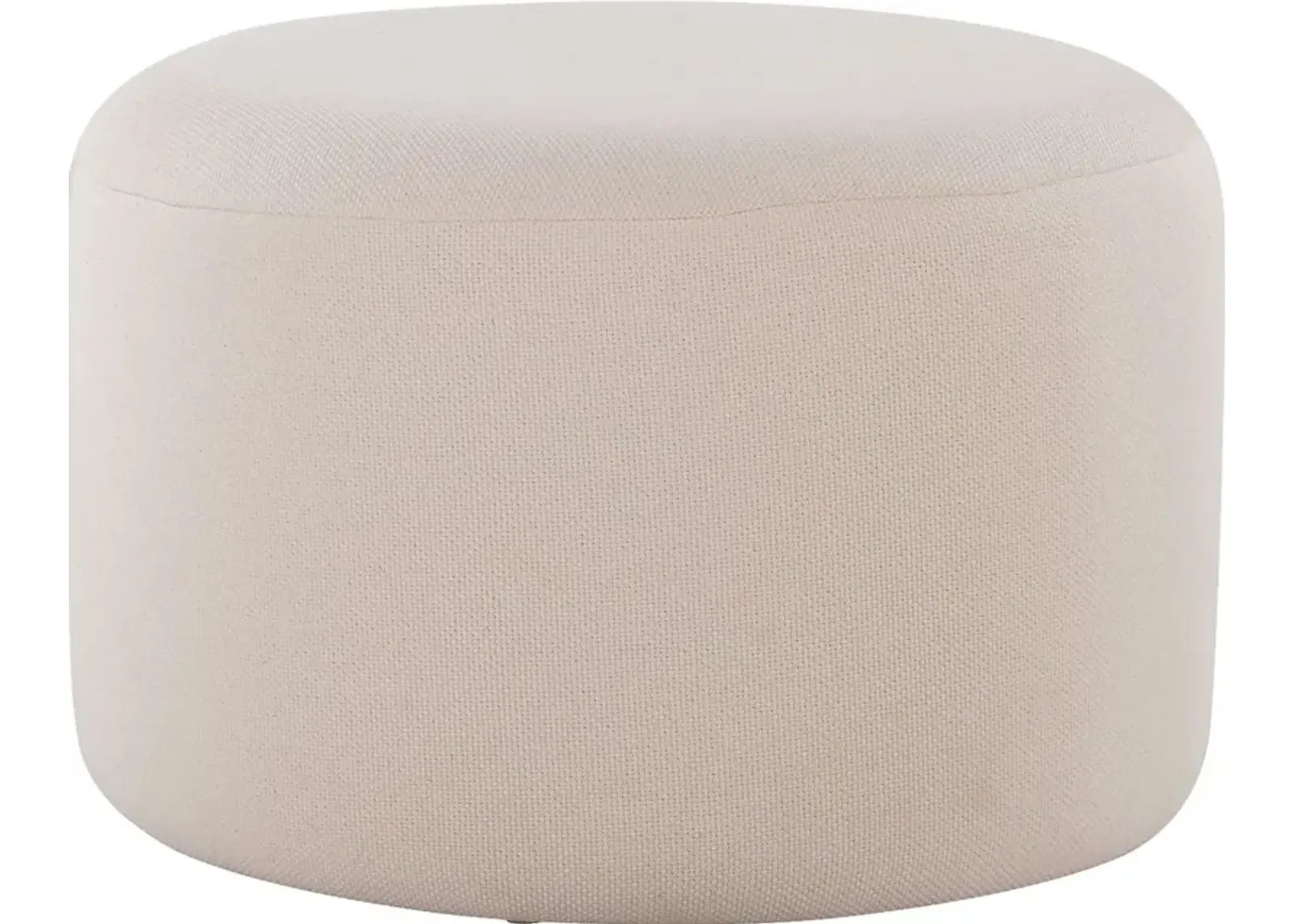 Johnette Beige Pouf